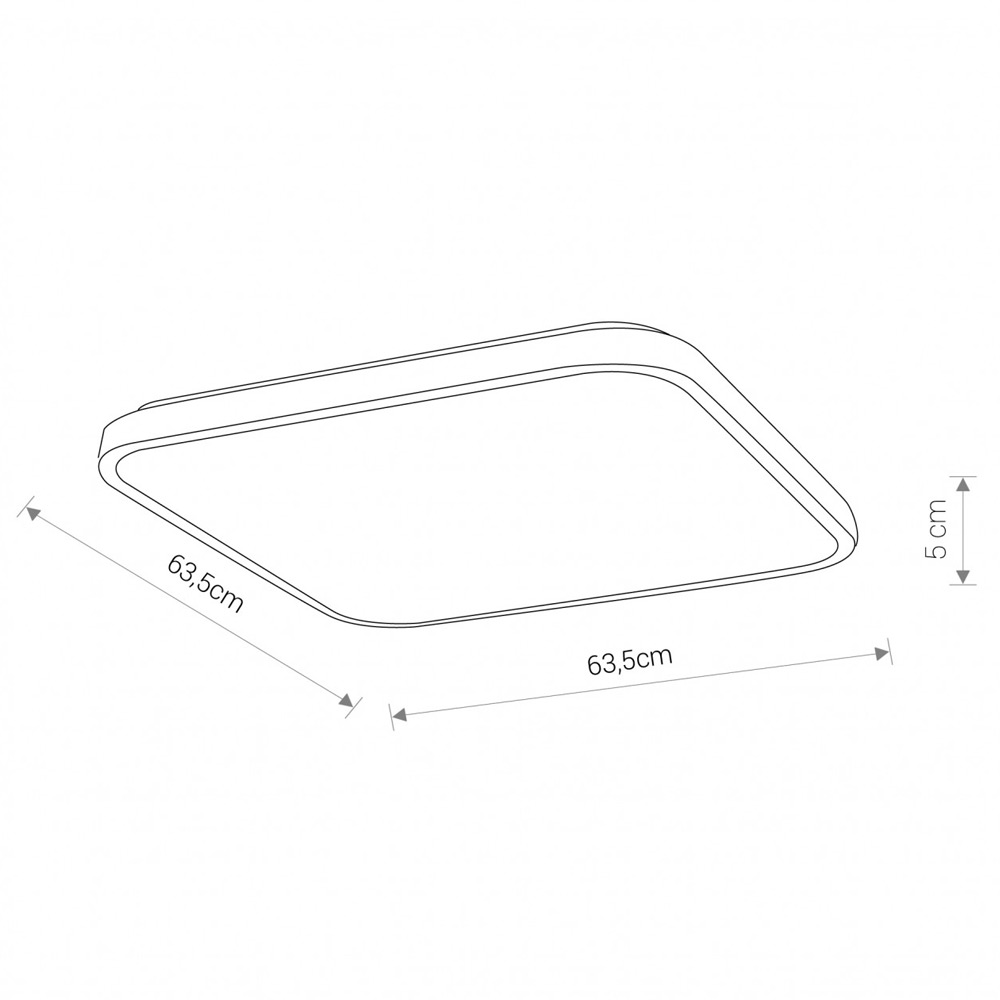 Потолочный светильник Nowodvorski Agnes Square Led 8111