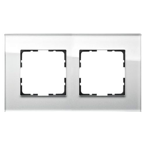 Рамка Jasmart G-Glass 2-постовая G1002GW