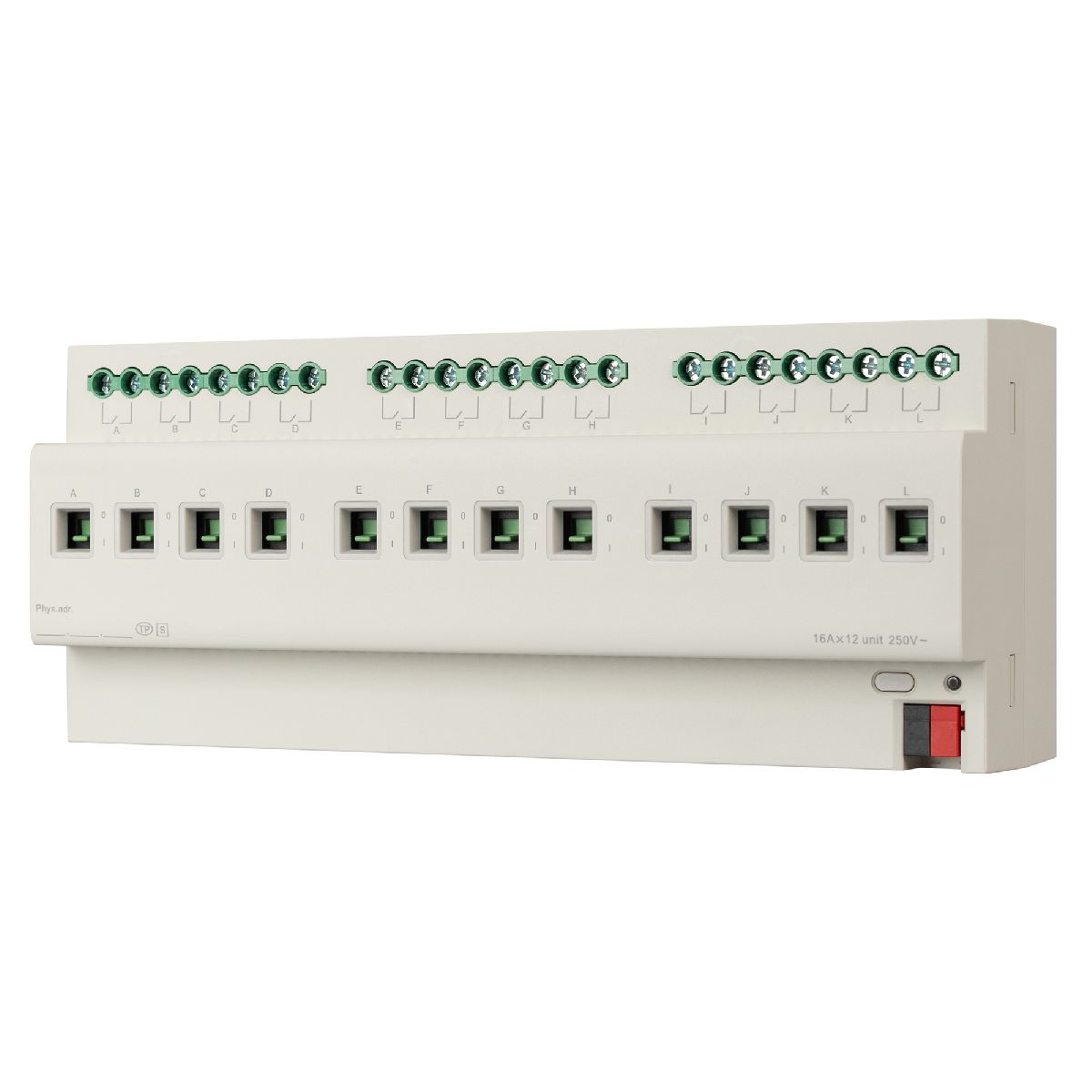 Релейный модуль Arlight KNX-7123-82-DRO-DIN (BUS, 12x16A, KNX Secure) 041227