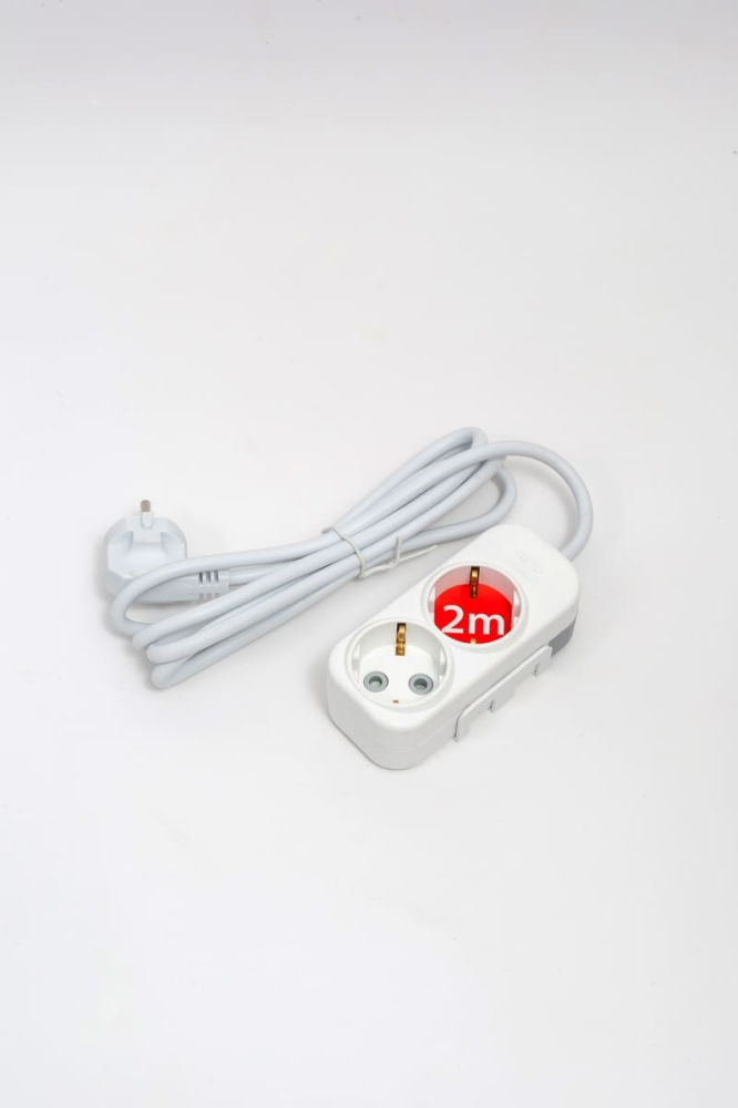 Удлинитель с/з 2вх с защитными шторками ELBI Myra 527-010202-211