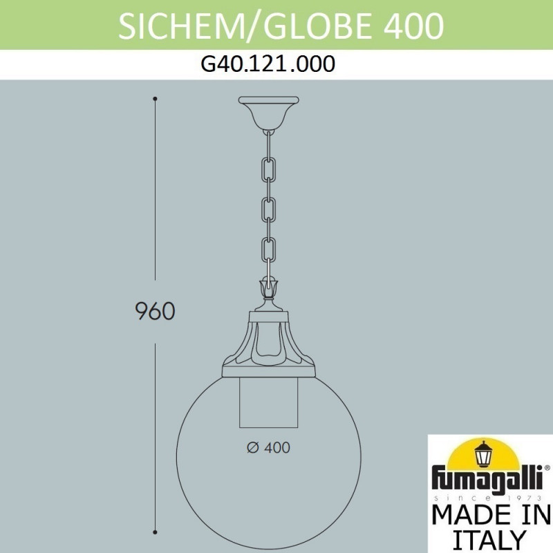 Уличный светильник Fumagalli G40.121.000.AYE27