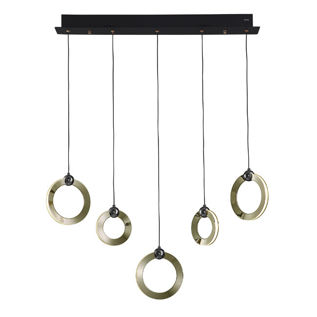 Подвесной светильник Lumien Hall Livin LH8028/5P-BK-SGD-PBK