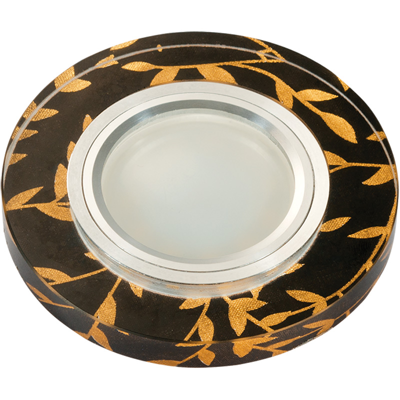 Встраиваемый светильник Fametto Luciole DLS-L204 GU5.3 CHROME/BLACK UL-00000379