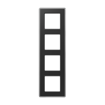 Рамка четырехместная Jung AV584GLMSW