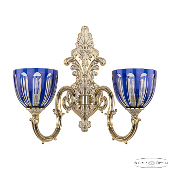 Бра Bohemia Ivele Crystal Verona 7203B15/2/210 GW P1 U Clear-Blue/H-1H