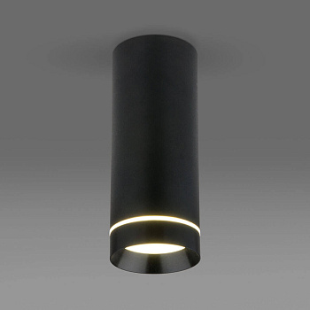 Потолочный светодиодный светильник Elektrostandard DLR022 12W 4200K черный матовый 4690389102967