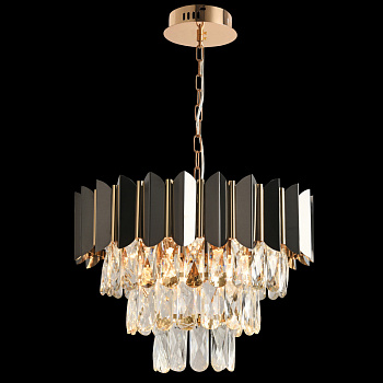 Подвесная люстра Natali Kovaltseva DARIAN II 81448/5C GOLD BLACK