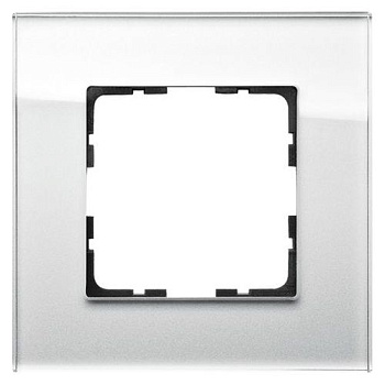 Рамка Jasmart G-Glass 1-постовая G1001GW