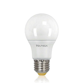 Лампа светодиодная Voltega E27 9W 2800К груша матовая VG2-A2E27warm9W 8343