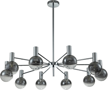 Люстра на штанге Indigo Collana 13015/10R Chrome V000225