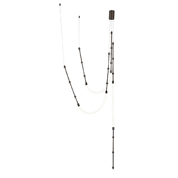 Подвесная люстра Indigo Corda 14010/3P Chrome V000061L